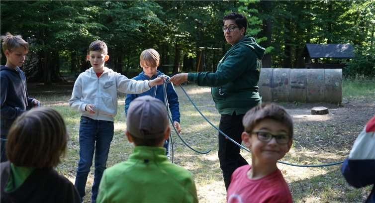 Die ehrenamtlichen Helfer hatten sich ein abwechslungsreiches Programm ausgedacht.