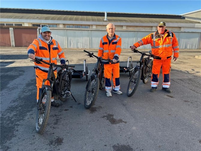 Die elektrisch unterstützten Fahrräder verbessern nicht nur die Mobilität und Arbeitsmöglichkeiten, sondern leisten auch einen Beitrag zum Umweltschutz.  Fotos: Denis Reichhardt