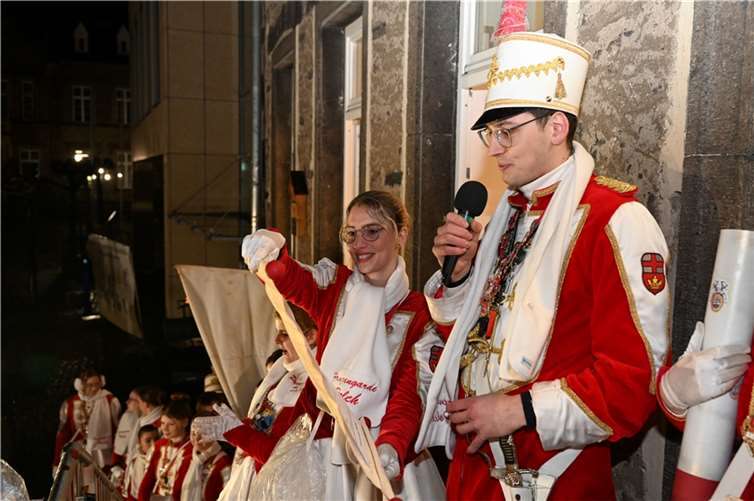 Die elf Närrischen Paragrafen werden verlesen.