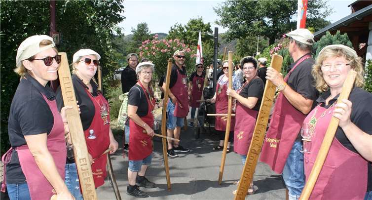 Die engagierten „EdscharaEijefassdouedängeler“ sorgten für rustikalen Sound.
