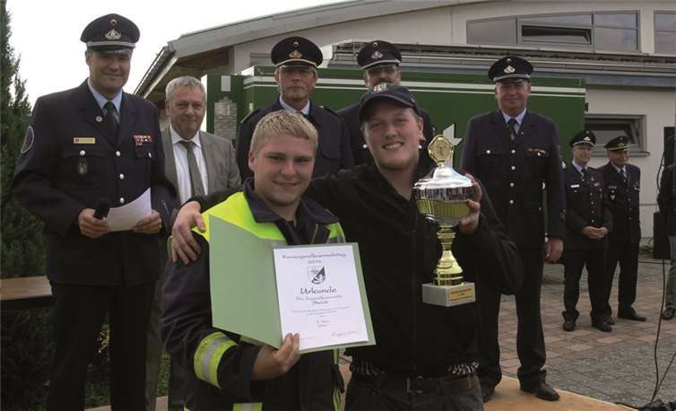 Die engagierten „Firefighter“ vom Einsatztrupp Illerich sicherten sich die Kreismeisterschaft in der Gruppen-Kategorie.