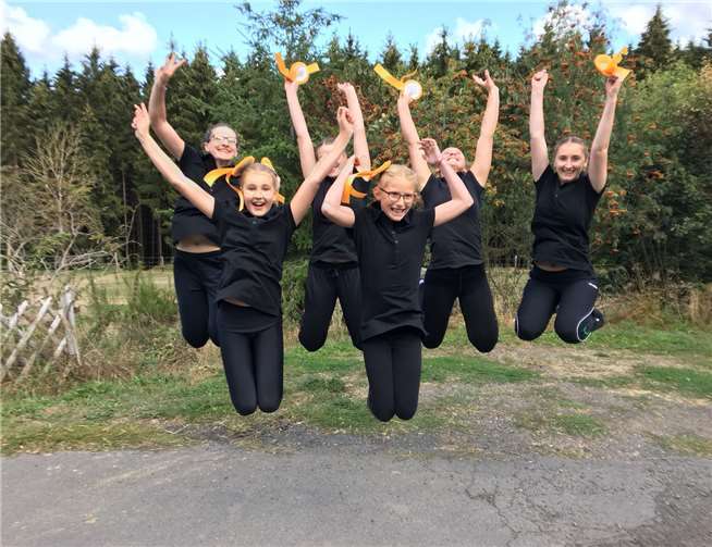 Die erfolgreiche A-Gruppe der Adenauer Voltigierer. privat