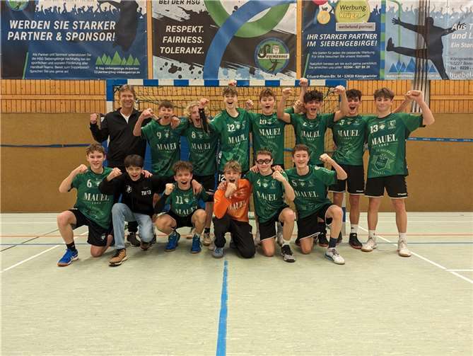 Die erfolgreiche C-Jugend des RTV-M1883 bejubelt die Kreismeisterschaft. Copyright: Starke