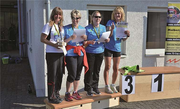 Dritter Platz für Damenstaffel