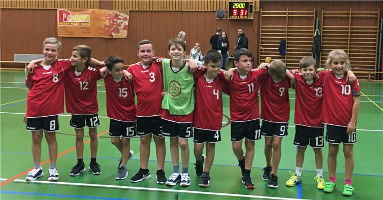 Die erfolgreiche E-Jugend der TGO feierte vor heimischem Publikum. Foto: privat