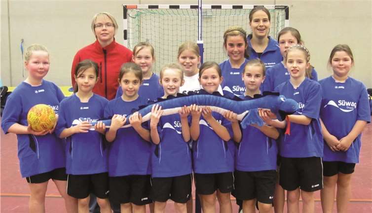 Die erfolgreiche Korbball-Nachwuchsmannschaft des TV Kärlich. privat