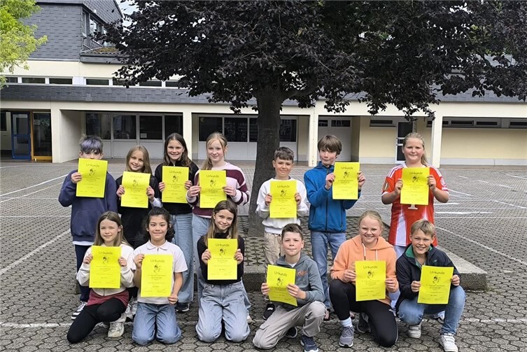 Die erfolgreiche Mannschaft der Cusanusschule