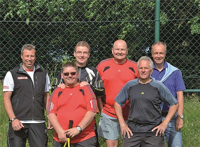 Die erfolgreiche Meistermannschaft, Herren 40 D-Klasse 6, aus Dieblich. privat