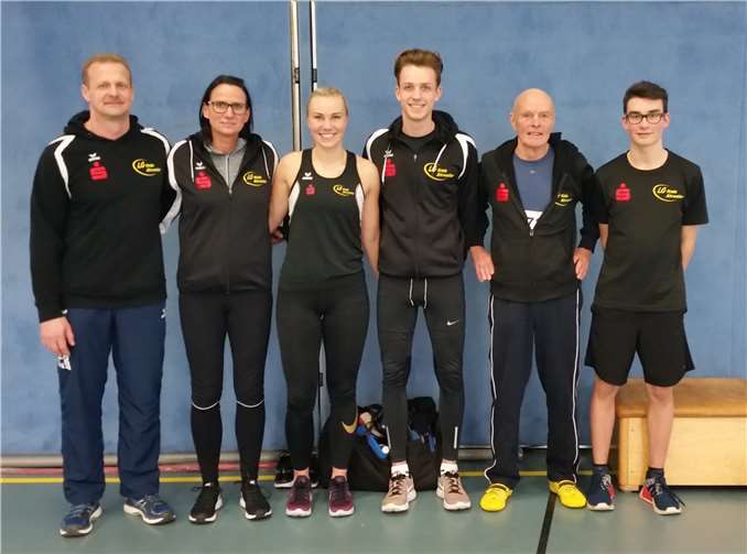 Die erfolgreiche Sechs von Troisdorf: (V. l.) Matthias Paasche, Anja Zinn, Tokessa Zinn, Nick Nachtsheim, Wolfgang Kownatka und Cedric Kaminski. privat