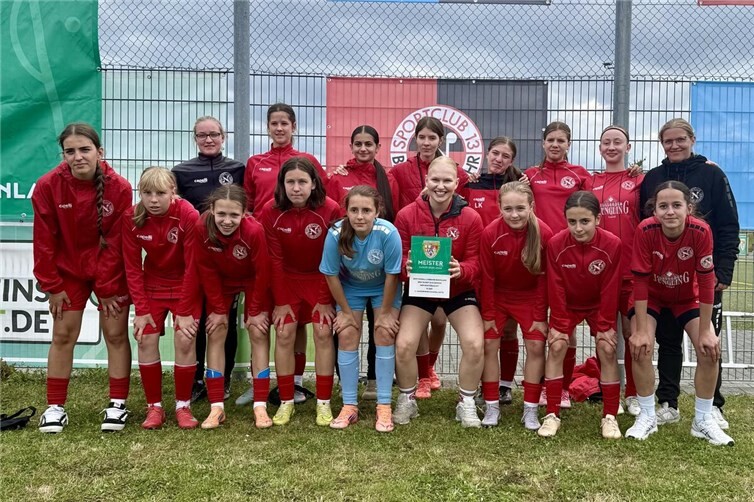 Die erfolgreiche U15 des SC 13 Bad Neuenahr 