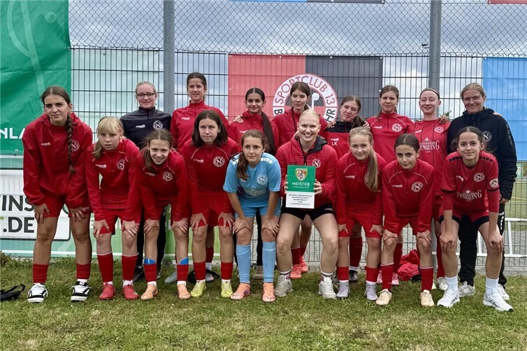 Die erfolgreiche U15 des SC 13 Bad Neuenahr
