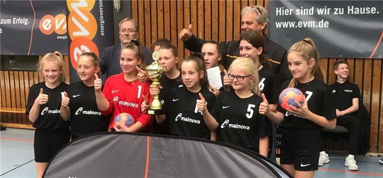 Die erfolgreiche weibliche D-Jugend des TV Welling.Foto: privat