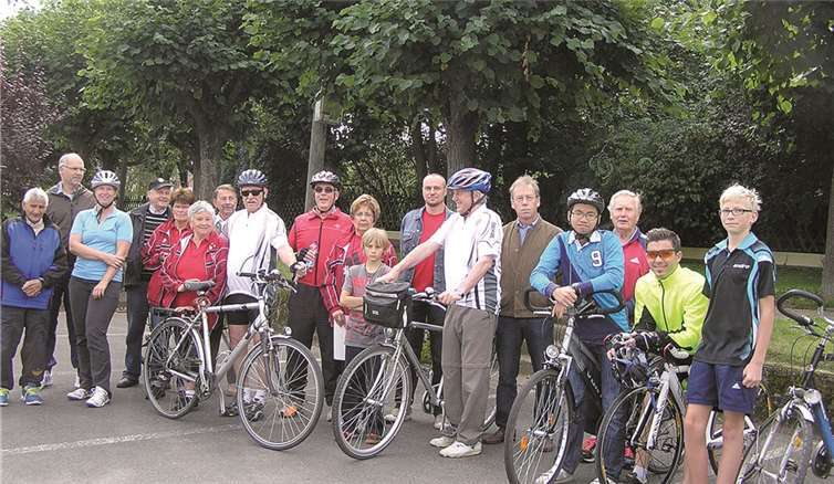 Die erfolgreichen Absolventen des Sportabzeichens in der Disziplin Radfahren. privat