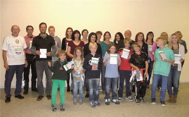 Die erfolgreichen Athleten des letzten Jahres. privat