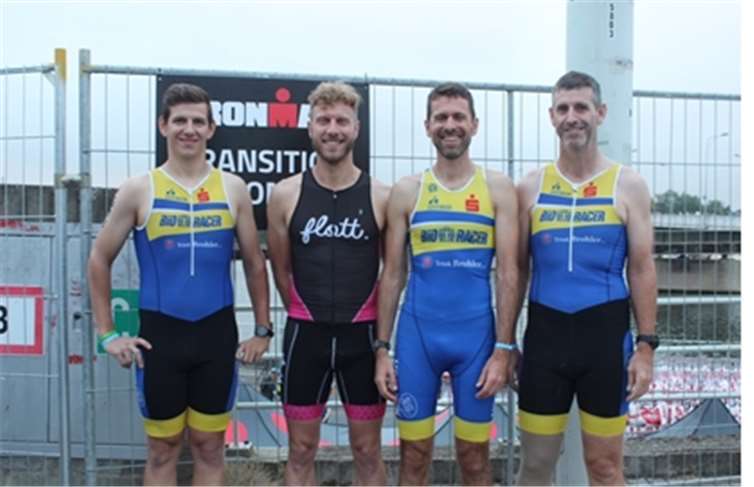Die erfolgreichen Athleten (von links): Christoph Nachtsheim, Fabian Deidenbach, Christian Schindlatz und Frank Nachtsheim.privat