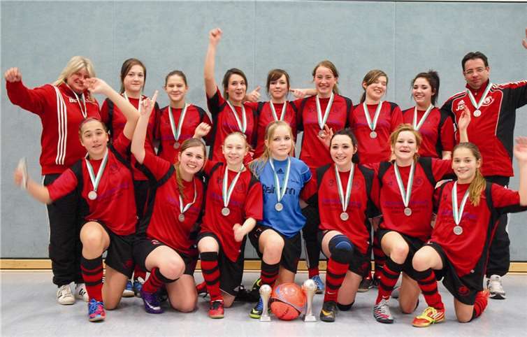 Die erfolgreichen B-Mädchen ...privat