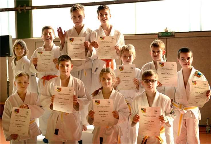 Die erfolgreichen Judoka des TV Cochem in Siershahn.privat