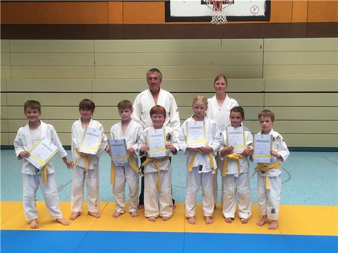 Die erfolgreichen Judokas.  Foto: privat