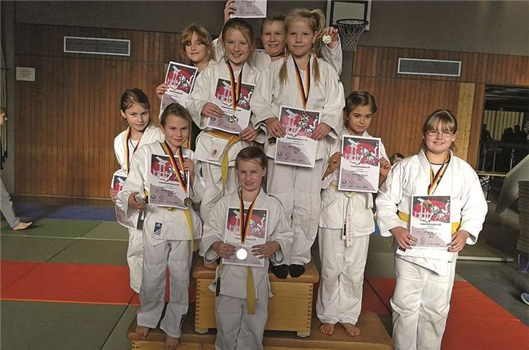 Die erfolgreichen Judokas. privat