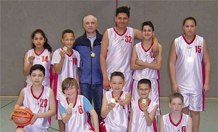 Die erfolgreichen Jungs von der Realschule plus auf der Karthause.privat