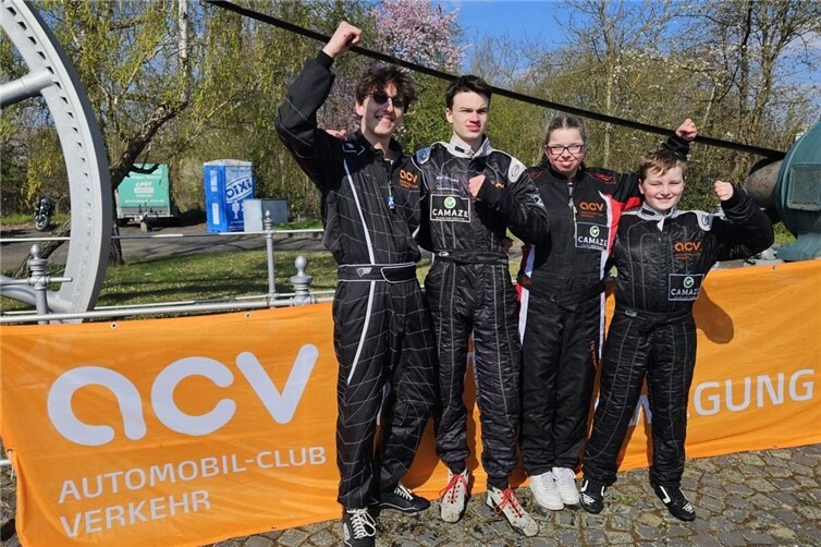 Die erfolgreichen Kart-Kids.