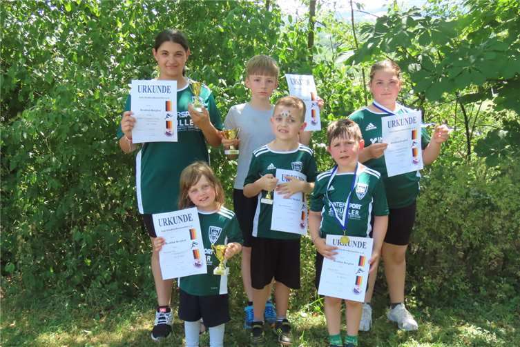 Die erfolgreichen Kinder des TV 08 Heppingen.Foto: Siegfried Schmidt