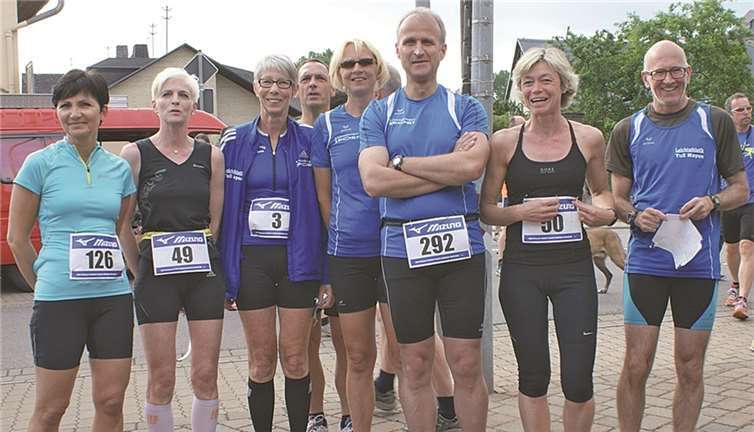 Die erfolgreichen Mayener Teilnehmer. privat