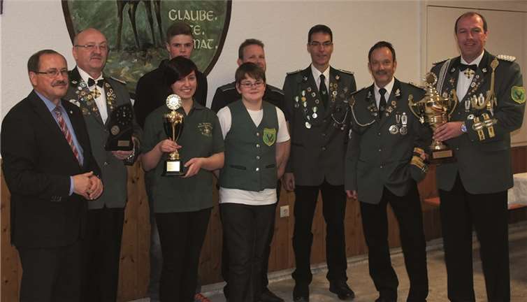 Die erfolgreichen Schützen der St.Hubertus Bruderschaft Kehrig.privat