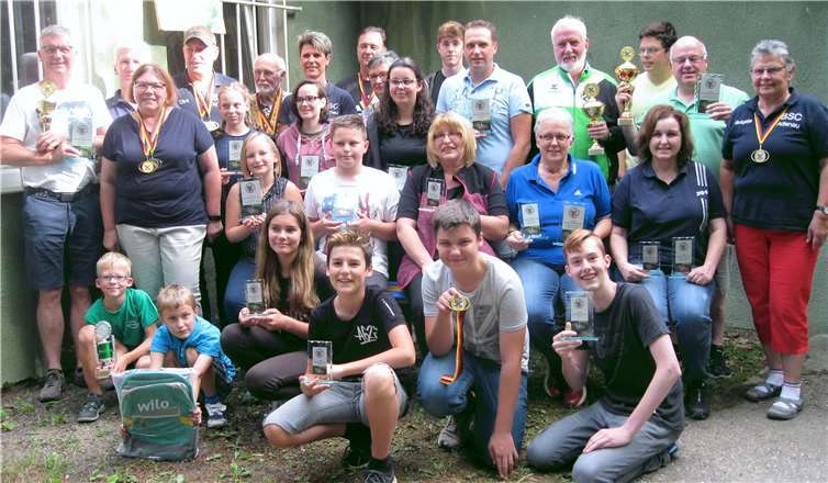 Die erfolgreichen Schützen des Biathlon-Sport-Club Adenau. privat