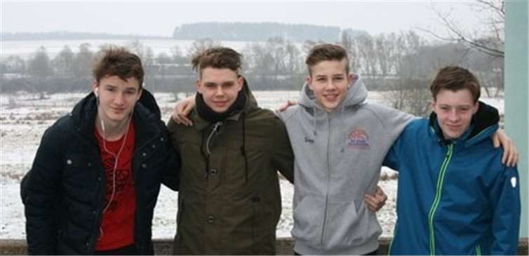 Die erfolgreichen Schwimmer des TV 06 Bad Neuenahr (von links): Moritz Banse, Simon Bauer, Sven Krauthäuser und Nils Kreitlein.privat