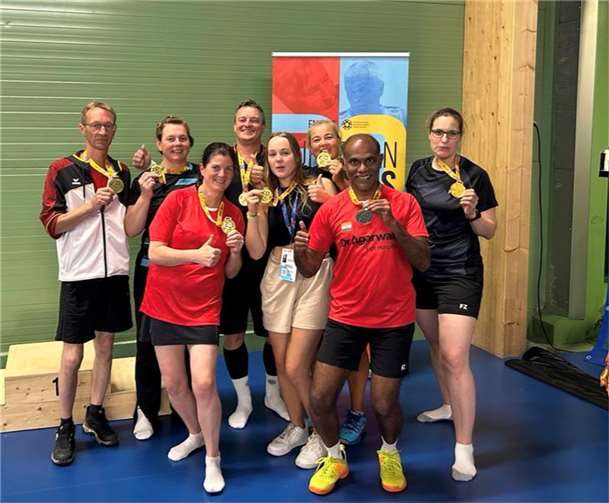 Die erfolgreichen Spieler des BC Wachtberg.  Foto: BC Wachtberg