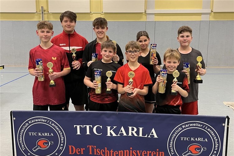 Die erfolgreichen Spielerinnen und Spieler der Jugend-Klasse. Foto: Moritz Ulrich