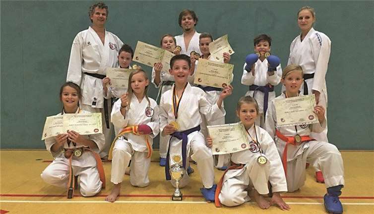 Die erfolgreichen Starter des KCP auf der Rheinland - Pfalz Meisterschaft. Privat