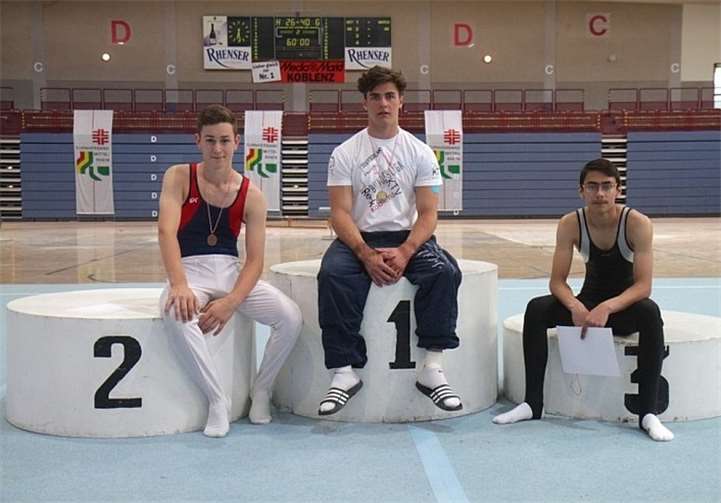 Die erfolgreichen Teilnehmer Lukas Radermacher, Angelo Schall, Daniel Robul (v.l.).  Privat