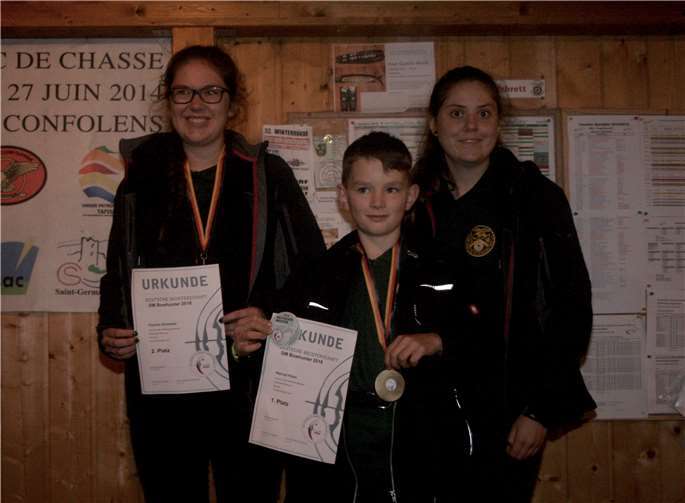 Die erfolgreichen Teilnehmer Pauline Schosser, Manuel Kilian und Elisa Schosser (v.l.).  Privat