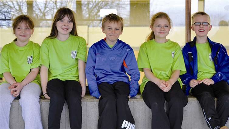 Die erfolgreichen Teilnehmer des TVW waren: Leonie und Lena Knieling, Nils Schulte, Lisa Fachbach und Tim Breitbach. privat