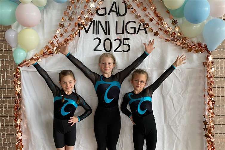 Die erfolgreichen Turnerinnen.  Foto: privat