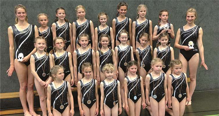 Die erfolgreichen Turnerinnen des Rheinbacher Turnvereins.privat