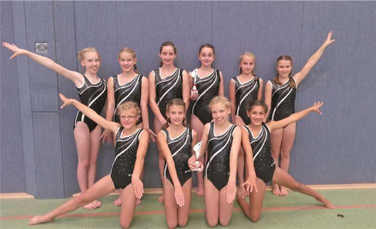 Die erfolgreichen Turnerinnen des TV-Rheinbach.privat