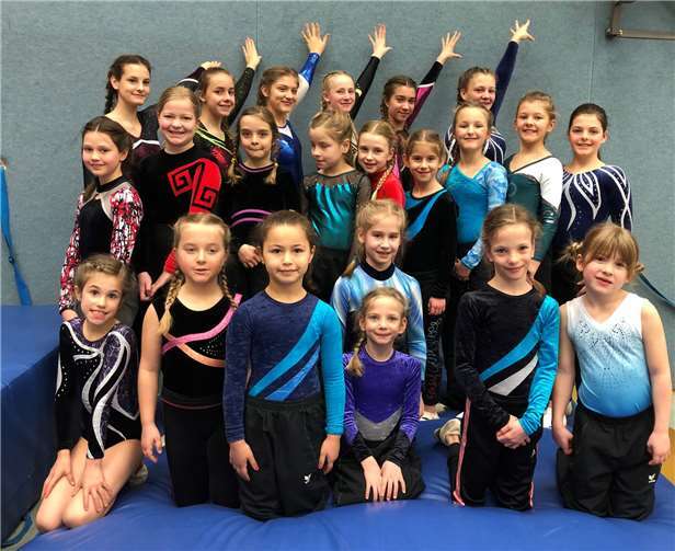 Die erfolgreichen Turnerinnen des TuWi Adenau.Foto: privat