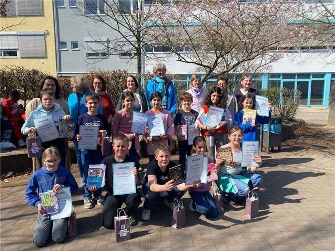 Die erfolgreichen Vorleser.  Foto: privat