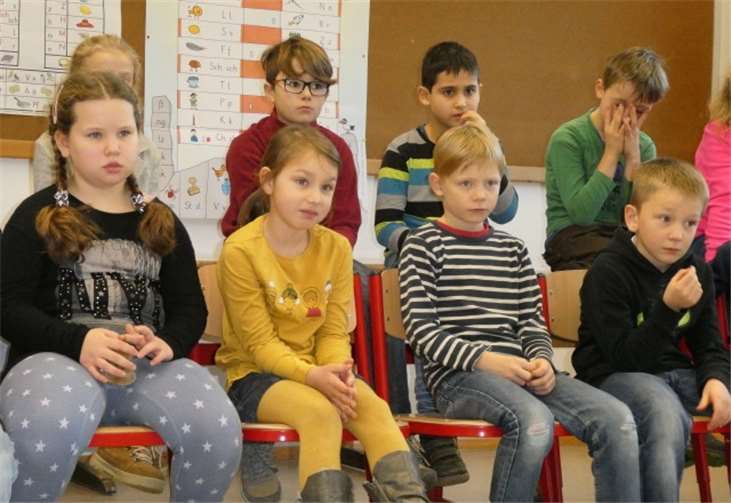 Die ernsten Inhalte des Präventionsprogramms bewegten die Drittklässler sehr.  privat