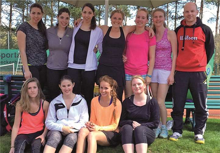 Die erste Damenmannschaft des TC Kottenforst geht optimistisch in die neue Saison, die am 17. Mai startet.privat