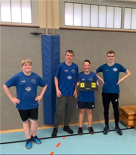 Die erste Jugendmannschaft der TTG Nettetal.  Foto: TTG Nettetal