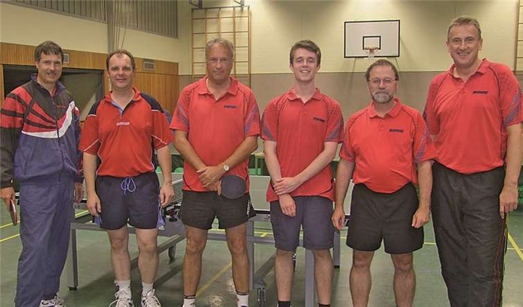 Die erste Mannschaft der Tischtennisherren fuhr zwei wichtige Siege ein.privat