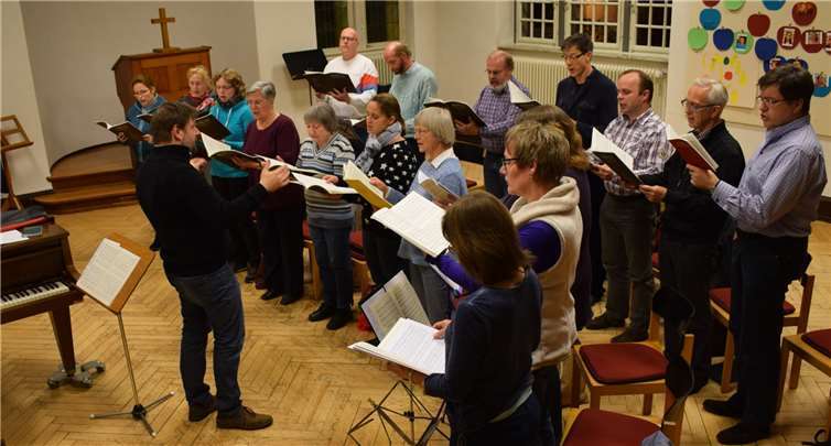 Die erste Probe weckte Vorfreude auf das Programm 2018. Privat