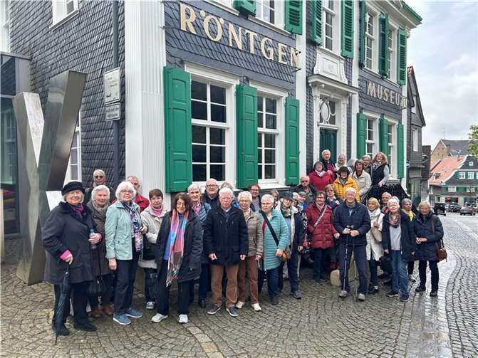 Die erste Station der Tour war das Röntgenmuseum in Remscheid.  Foto: privat