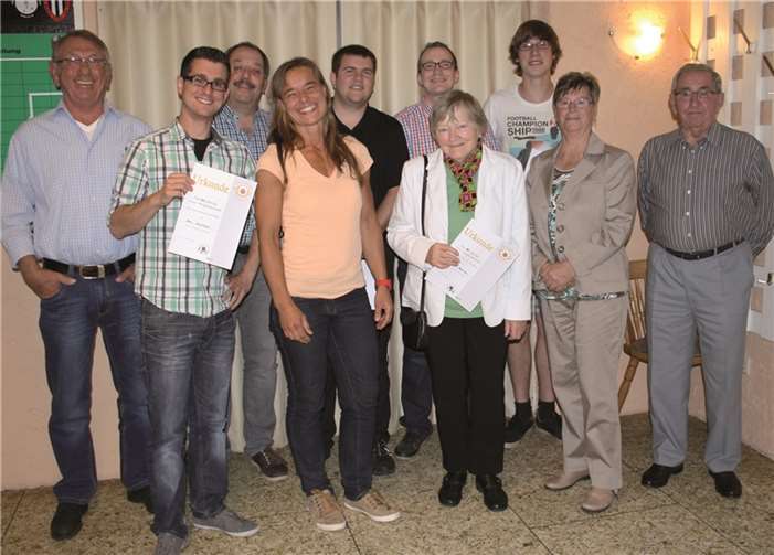 Die erste Vorsitzende Anja Borchers ehrte die Vereinsmitglieder. privat