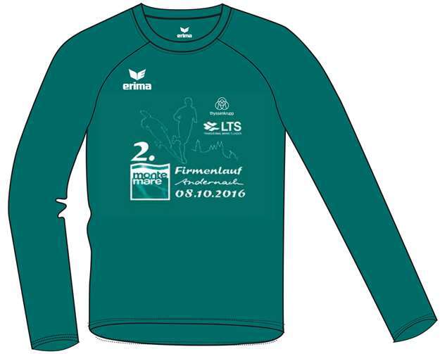 Die ersten 1000 Anmelder erhalten das exklusive 2. monte mare-Firmenlauf-Shirt gratis.privat