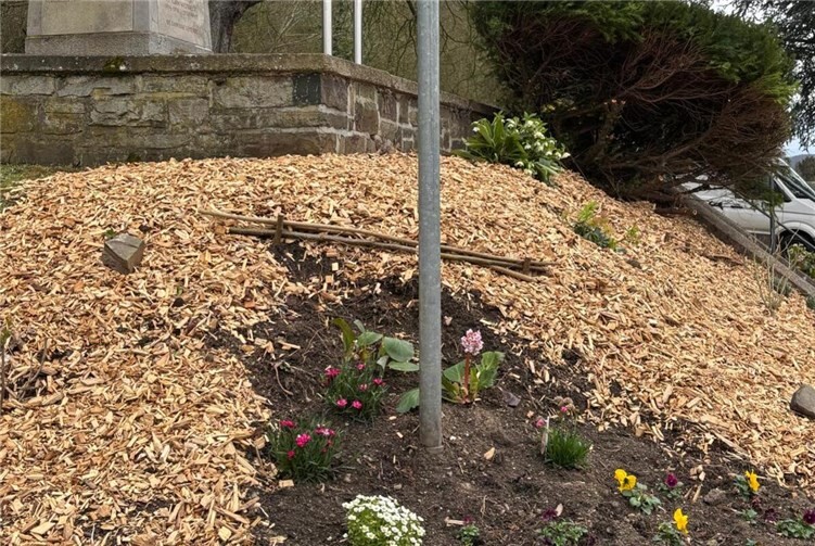 Die ersten Fertigstellungen am Denkmal.  Foto: privat